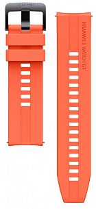 Ремешок для Huawei Watch GT2 46 мм силикон (оранжевый)
